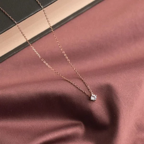 Simple Elegance: The Beauty of a Single Diamond Necklace