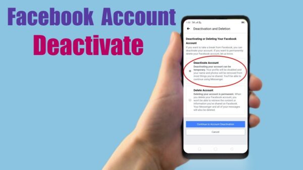 Why and How to Deactivate Facebook Account Today