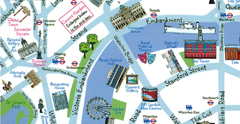 map of london